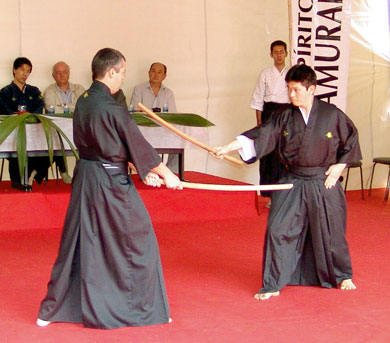 Kata do Niten Ichi Ryu, estilo criado por Miyamoto Musashi