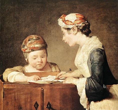 Jean Baptiste Simeon Chardin - A jovem professora