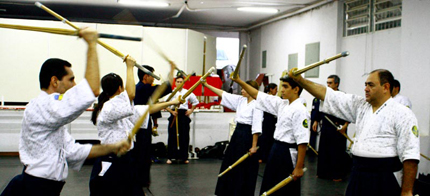 Treino no dojo
